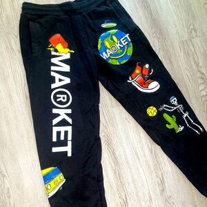 MARKET Graphic Sweatpants (Medium)